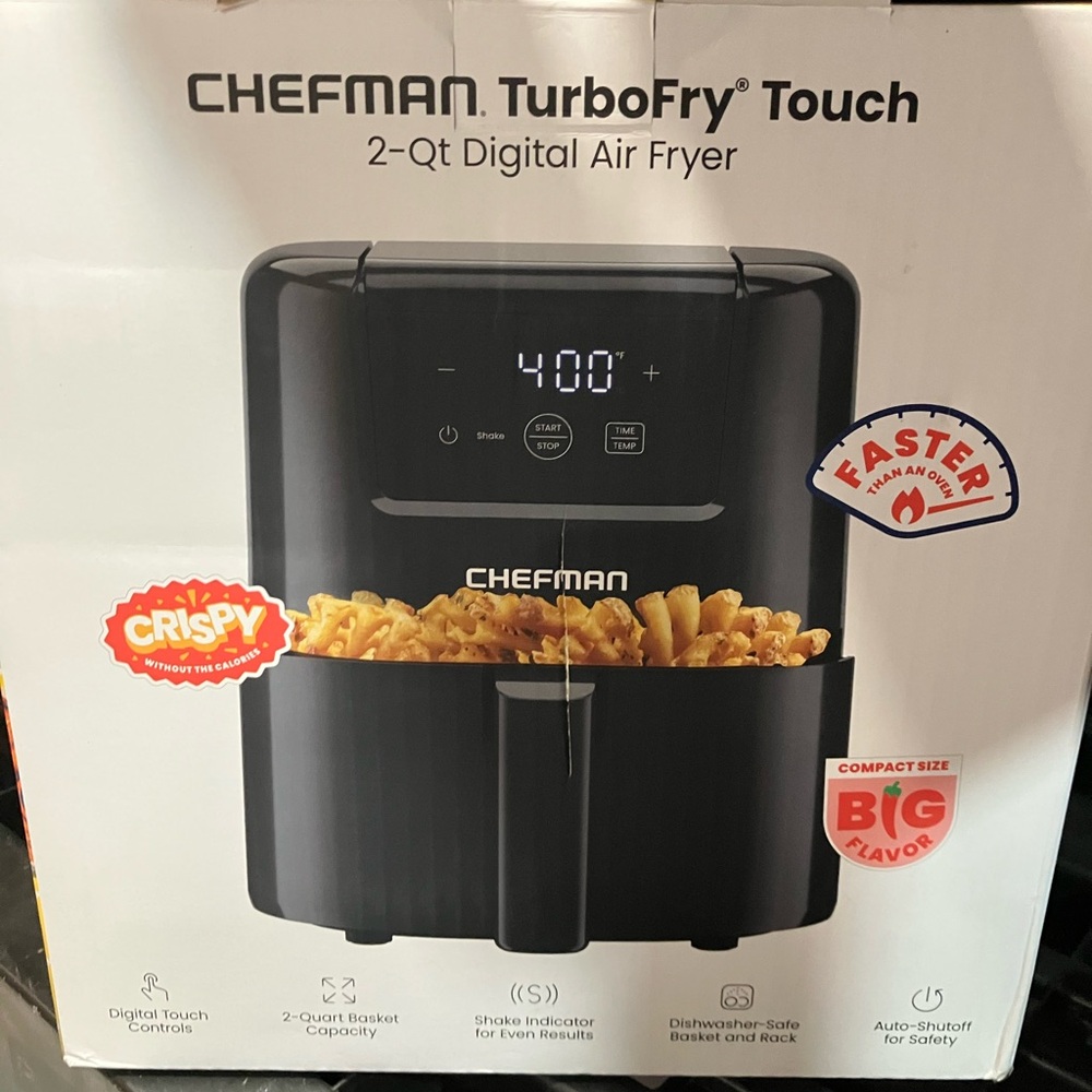 Chefman TurboFry Touch Air Fryer 2 quart
